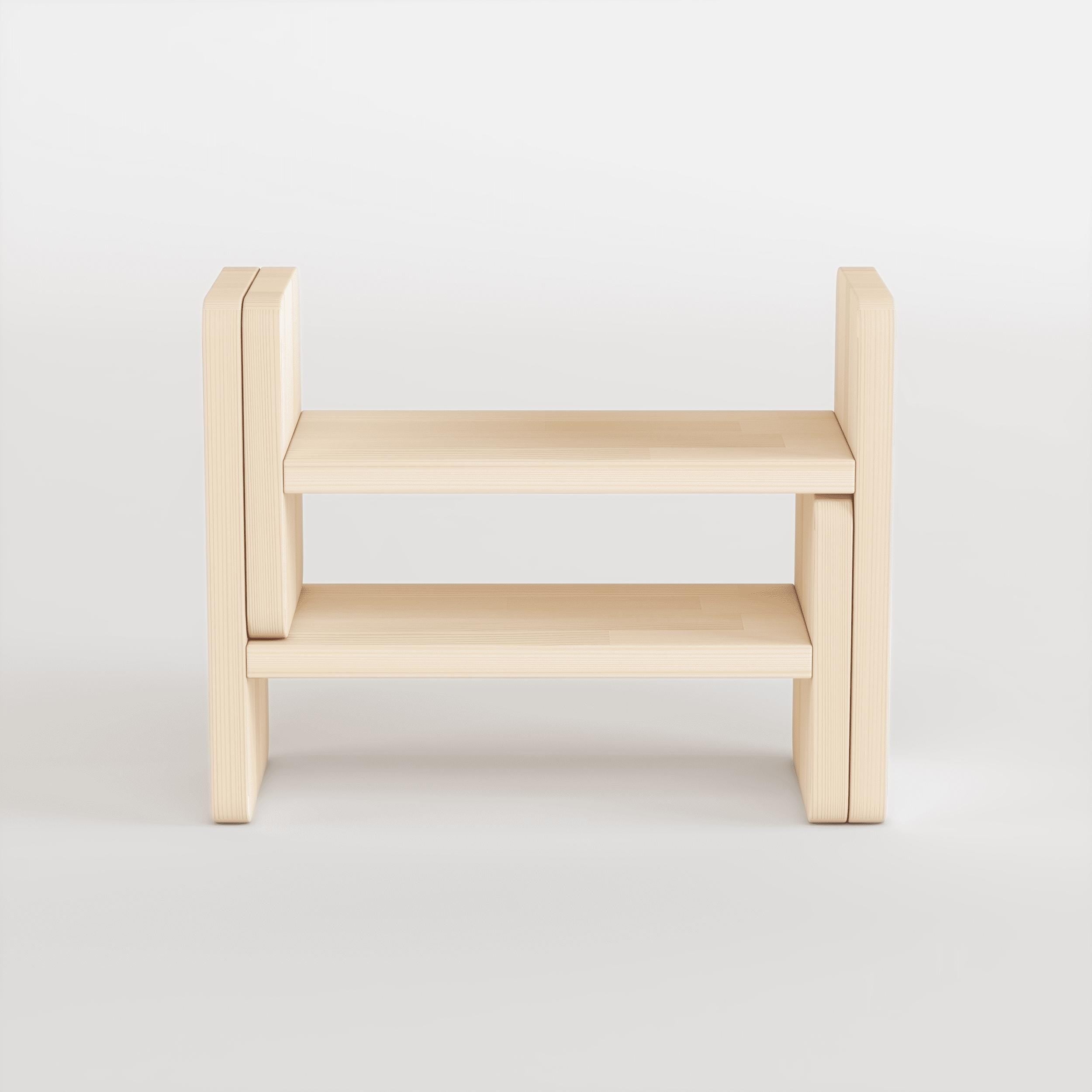 Handmade Solid Pine Desk Shelf: Minimalist Office Organizer